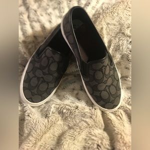 Coach Women's Monogram Slip On Shoes Sz.5.5 womens